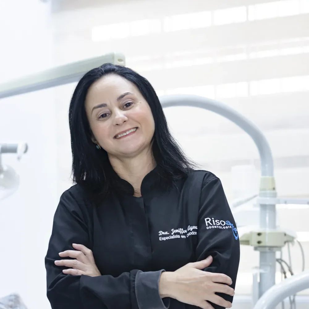 Dra. Jeniffer Ayoub, dentista e responsável técnica da Risoarte Odontologia na Mooca